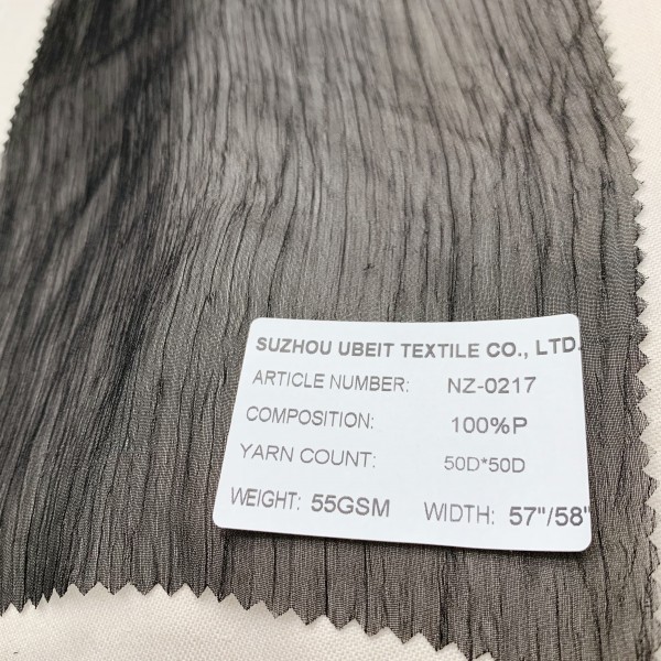Crinkle Chiffon Hijab Material - Textured & St...