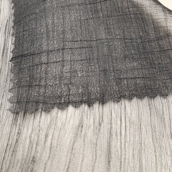 Crinkle Chiffon Hijab Material - Textured & St...
