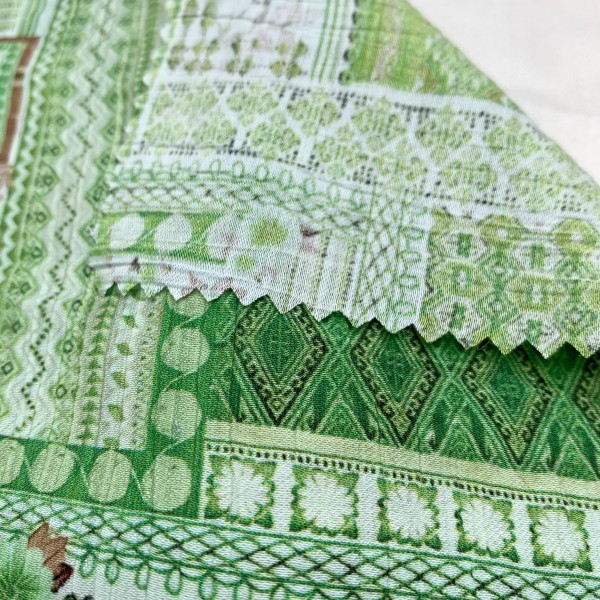 Crinkle Rayon Hijab Material - Textured and Fashio...