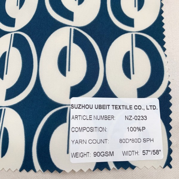 Geometric Printed Fabric for Modern Hijab